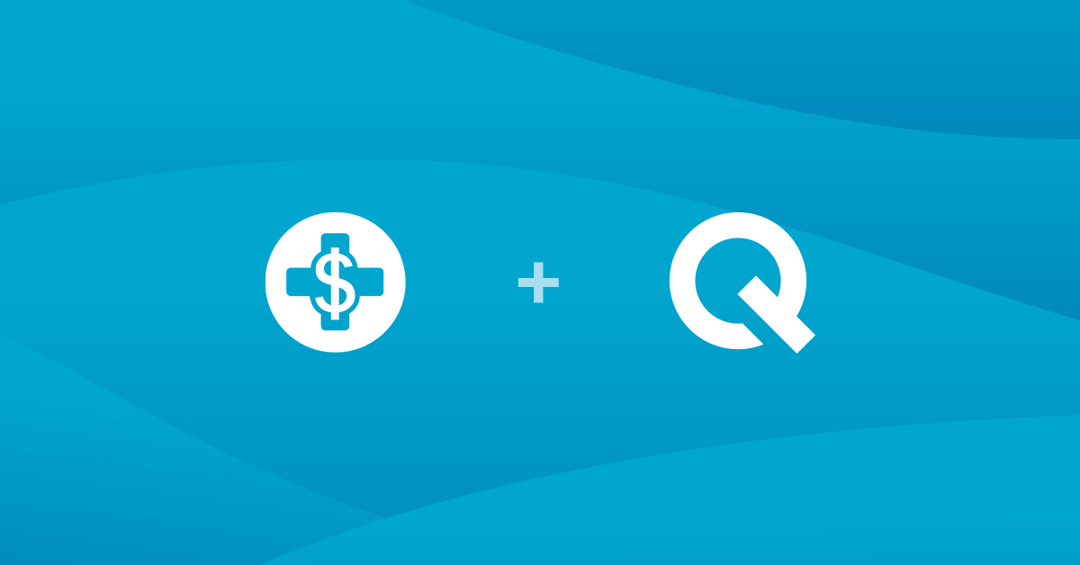 Healthcare Bluebook and Quantros Logo