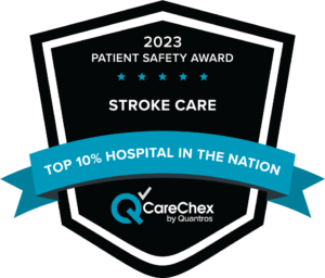 PS Top 10% Hospital in Nation for Stroke Care